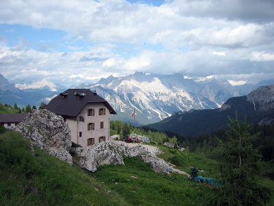 Refugio Cinque Torri, Dolomites, Italy