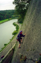 rock climbing in Belgium