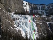 Weeping Wall, Icefields Parkway